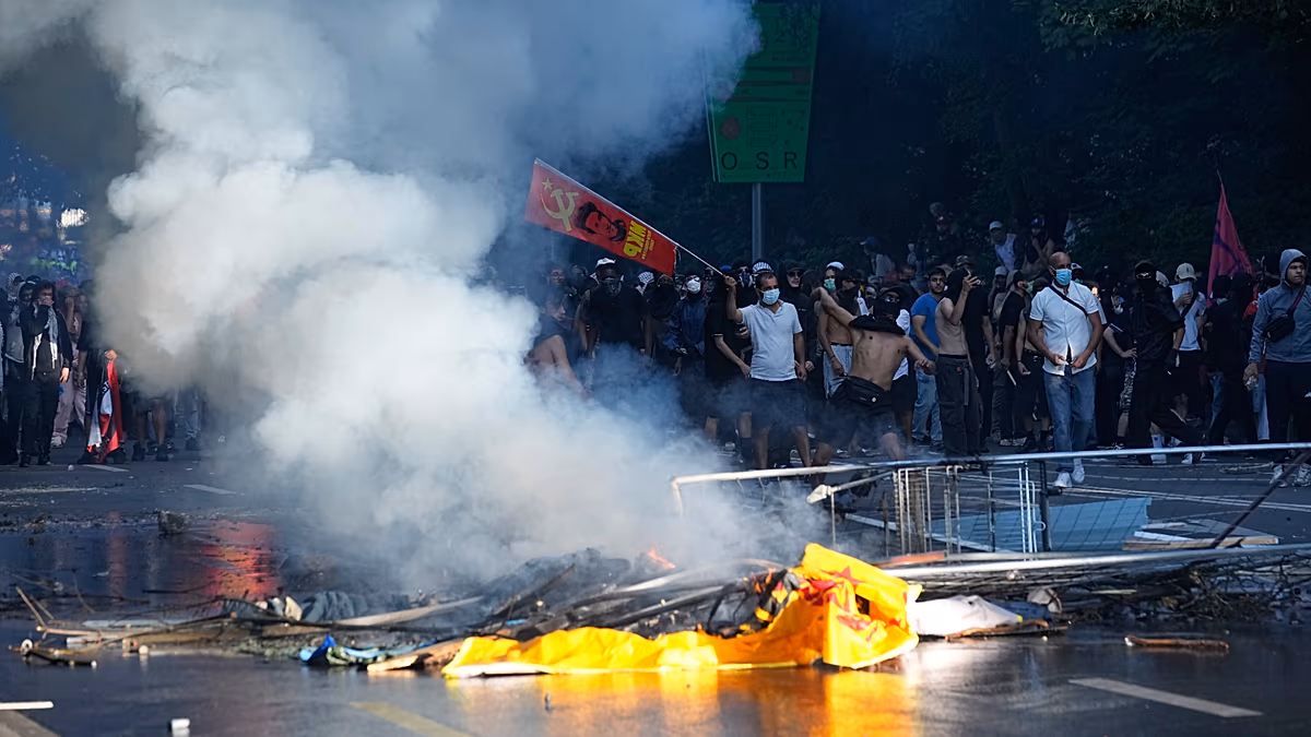 Video. Switzerland: Clashes in Geneva as 20,000 protest G7 summit and global policies