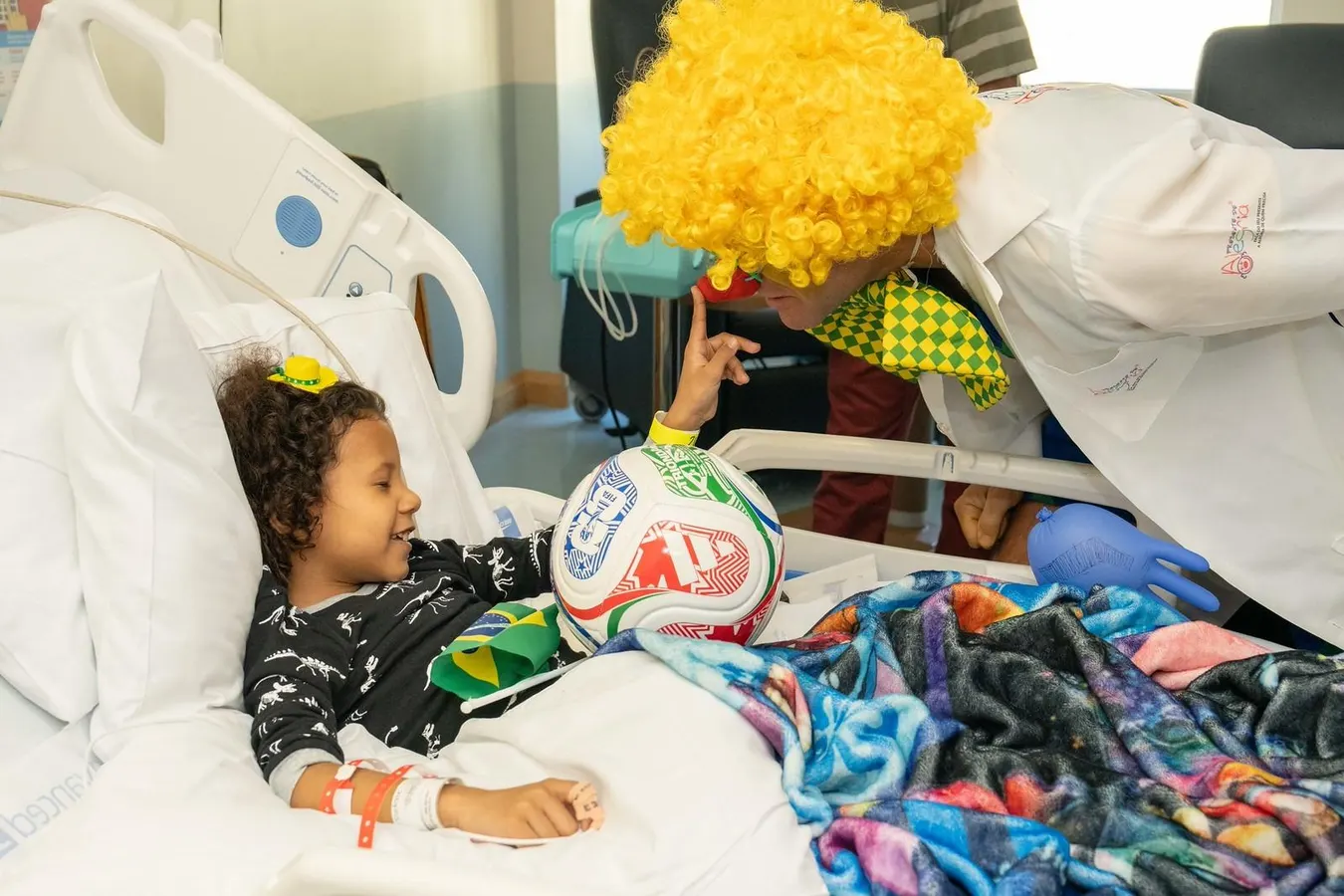 How Brazilian World Cup Fans Brought Joy To A NY Children’s Hospital