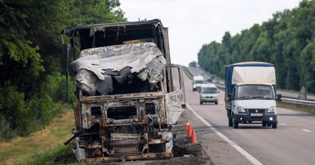 New Images Show Impact Of Ukraine 'Middle Strike' Drone Campaign