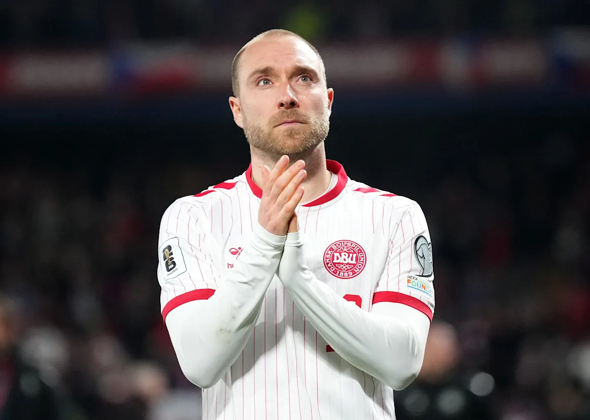 Christian Eriksen collapses during Denmark’s friendly against Ukraine