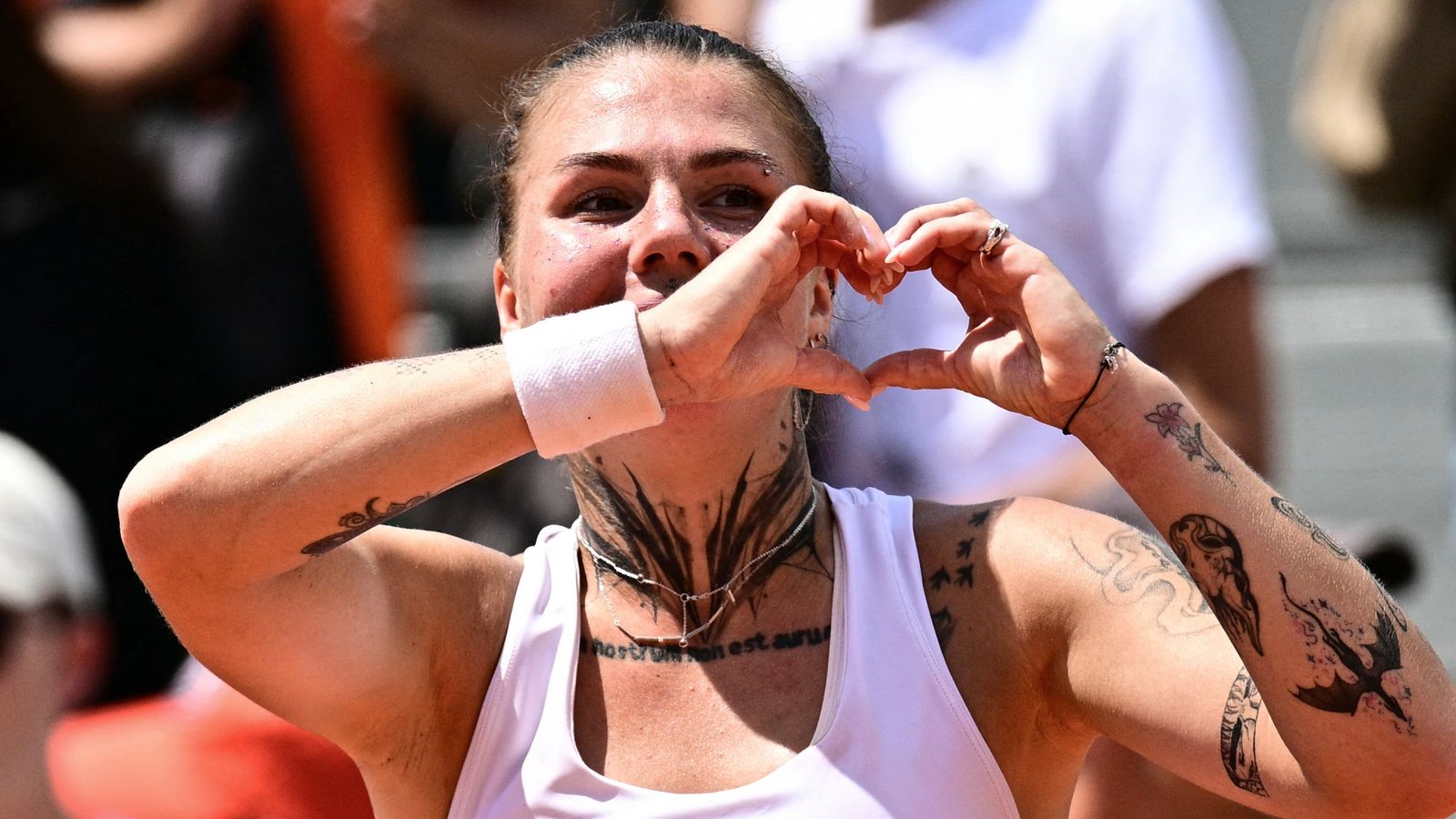 Ukraine’s Oleksandra Oliynykova condemns ‘evil war’ after French Open loss to Russia’s Diana Shnaider | Tennis News