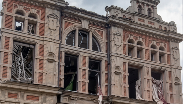 Russian strike damages one of Zaporizhzhia’s oldest historic buildings